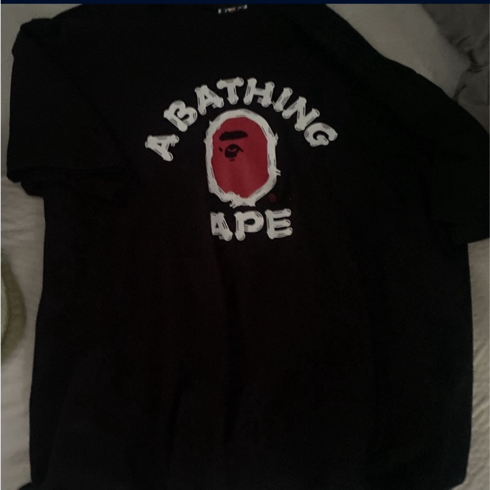 Brush college tee bape shirt